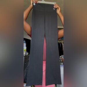 PINK Victoria's Secret Black Flare Pants
